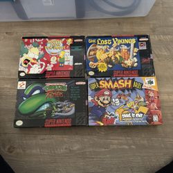 Super Nintendo N64 DS Games Pokemon 