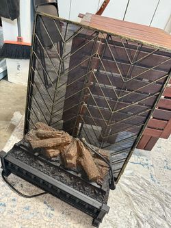 Electric fire 🔥 and fireplace guard