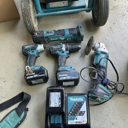 Makita 4 Pc Tool Set Tool Set