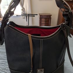 Large Black Dooney And Burke Purse