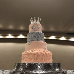 Plated Cake Stand 22”