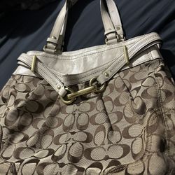 Vintage Coach Tote Bag