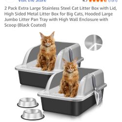 Litter Box Stainless Steel XL