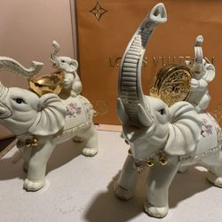 Porcelain Elephants