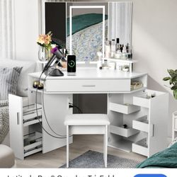 Latitude Corner Vanity Desk