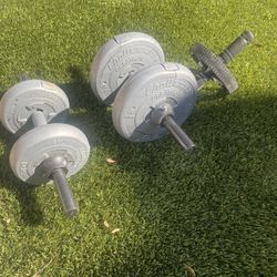 Two Gray Weights And A Roller