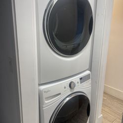 Whirpool washer and dryer combo stackable
