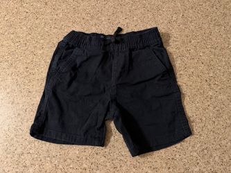Black Kids Drawstring Shorts