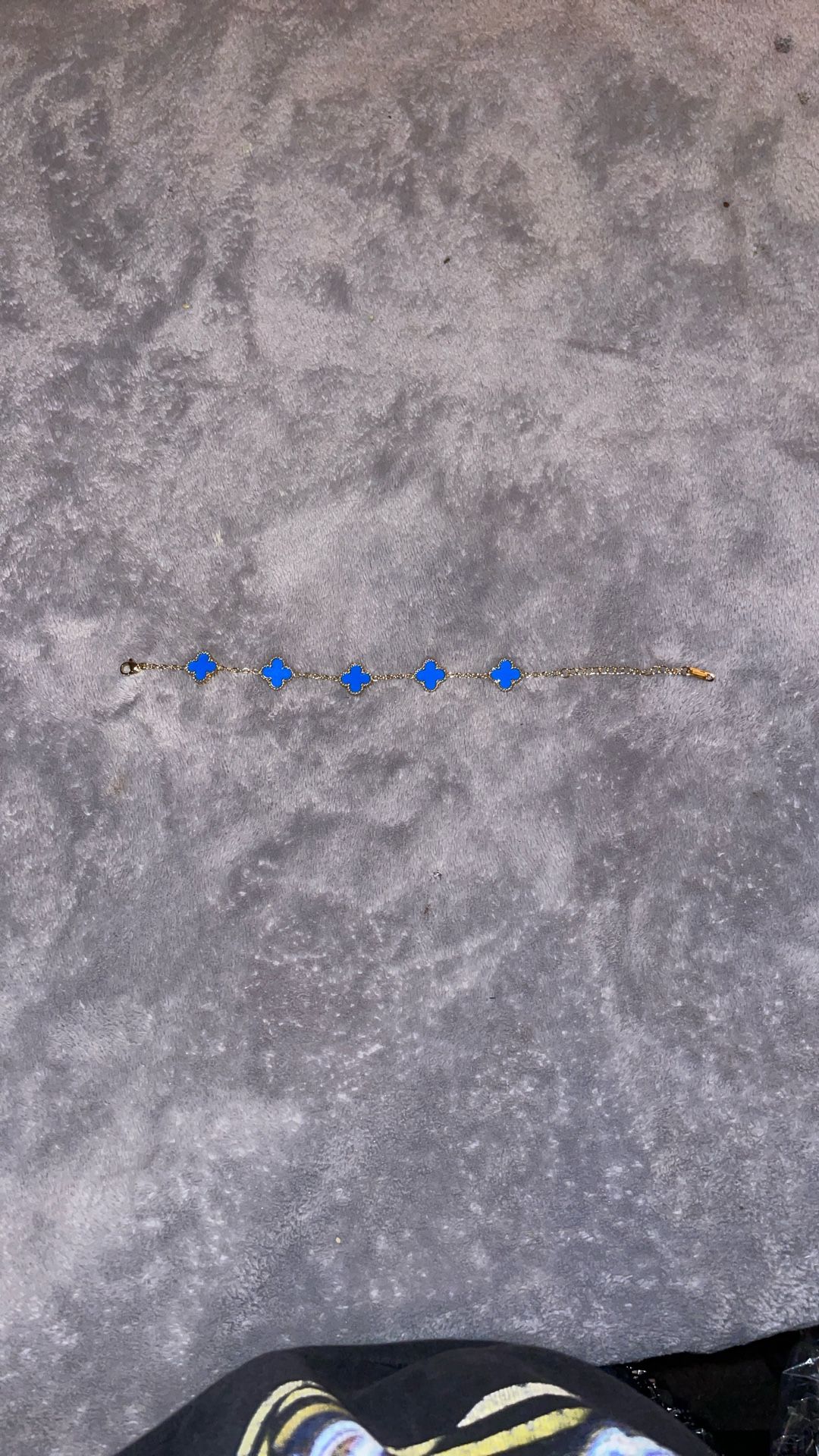 Blue Clover Bracelet