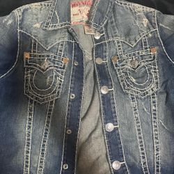 True Religion Men's Blue Jacket(80)11