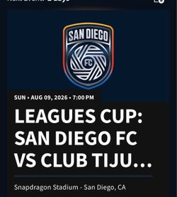Xolos VS SAN DIEGO FC