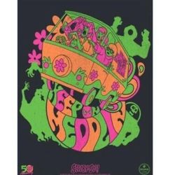 Scooby-Doo 50th Anniversary Keep Meddling Exclusive Neon Poster 12" x 16"