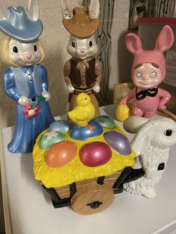 Ceramic Easter 4 Piece Set 