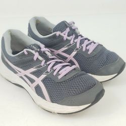 Asics Womens Size 8 M Running Walking Athletic Sneaker Shoes Gray 