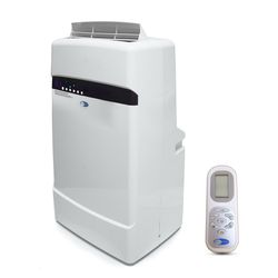 Portable Air Conditioner — All-In-One Whynter 12,000 BTU — Complete with Remote,  Dual Hoses and Window Attachment