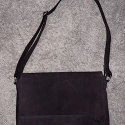 Never Used Leather/Suede Computer Messenger Bag