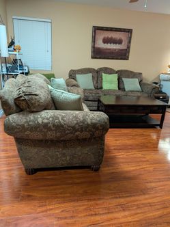 Loveseat Sofa color Olive