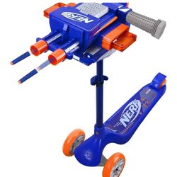 3 Nerf Kick Scooter! 3 Wheels!! 