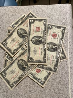 Red Seal Bills/ Billetes con Sello Rojo😎