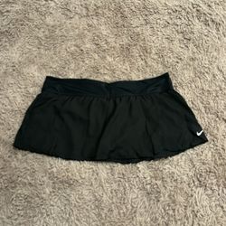 Nike Women Solid Black Element Swim Skirt 