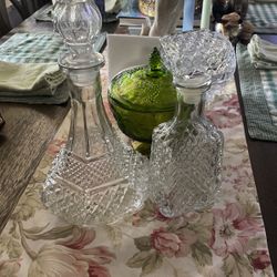 Two Vintage Decanters
