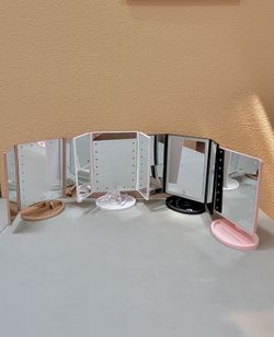 LED MAKEUP MIRRORS $10 & $15 EACH