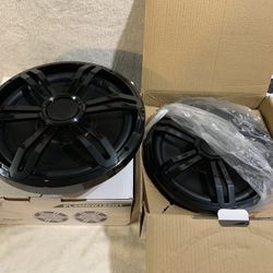 Brand New Pair Pyle 12" Slim Mount Marine  Grade Subwoofers 