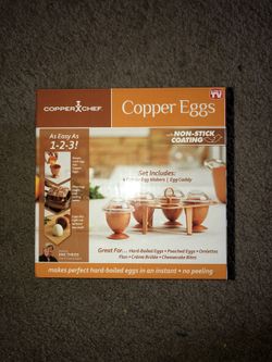 Copper eggs NEW