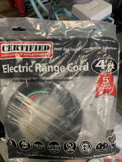 Electric Range Cord