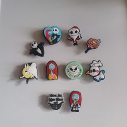 Nightmare Before Christmas Croc Charms 