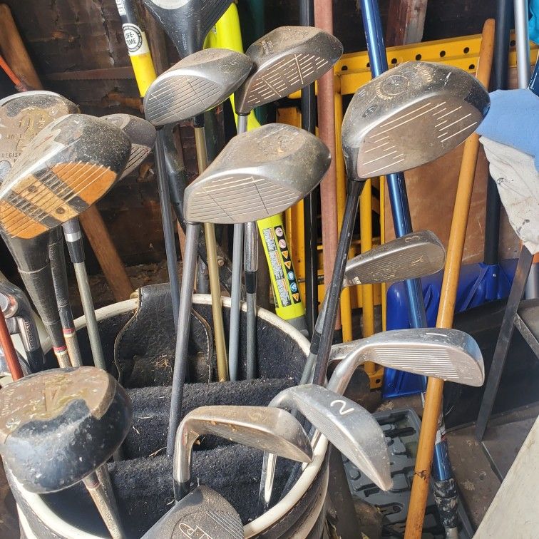 Golf Clubs And Bag