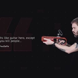 Pewdie pie Arkade Motion Blaster Controller