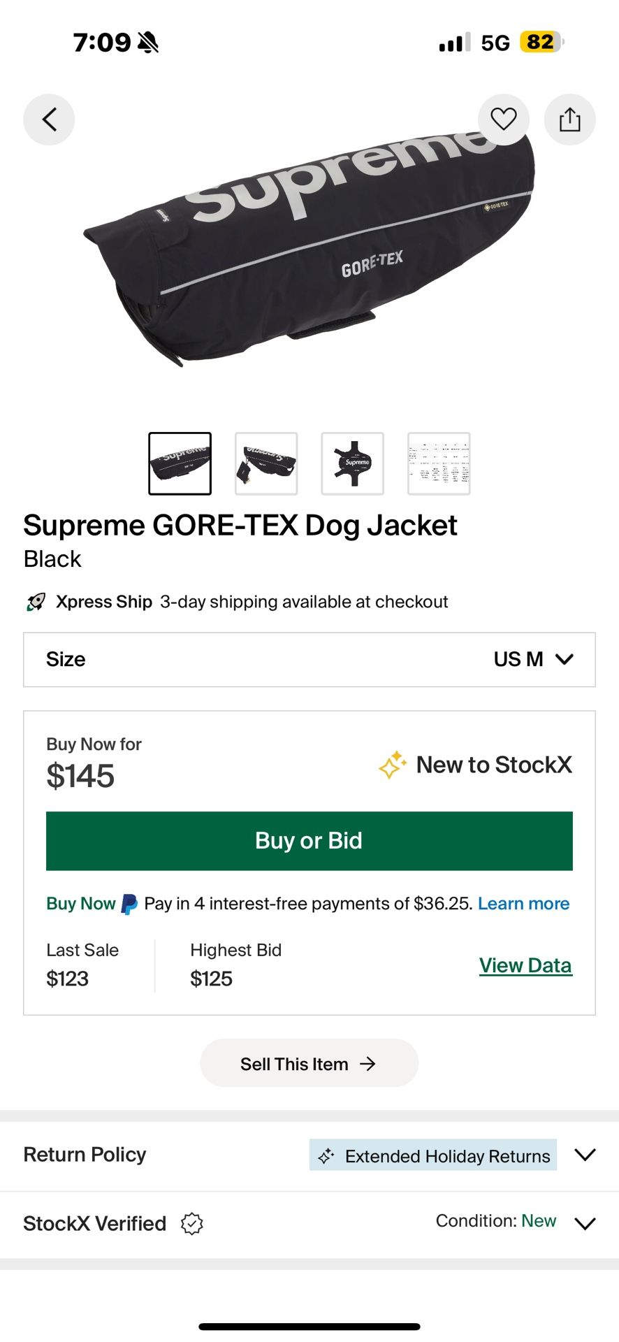 Supreme Dog Jacket