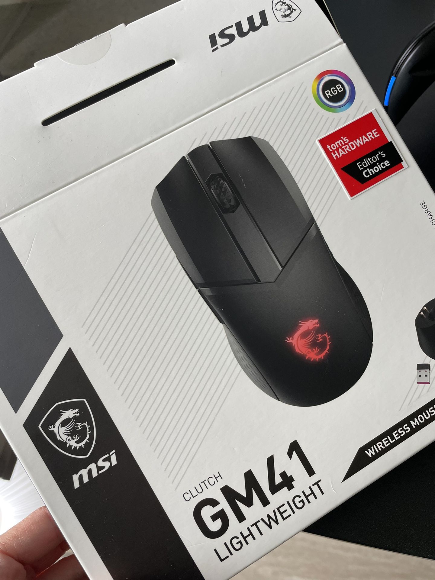 MSI Clutch GM41 lightweight Wireless Mouse
