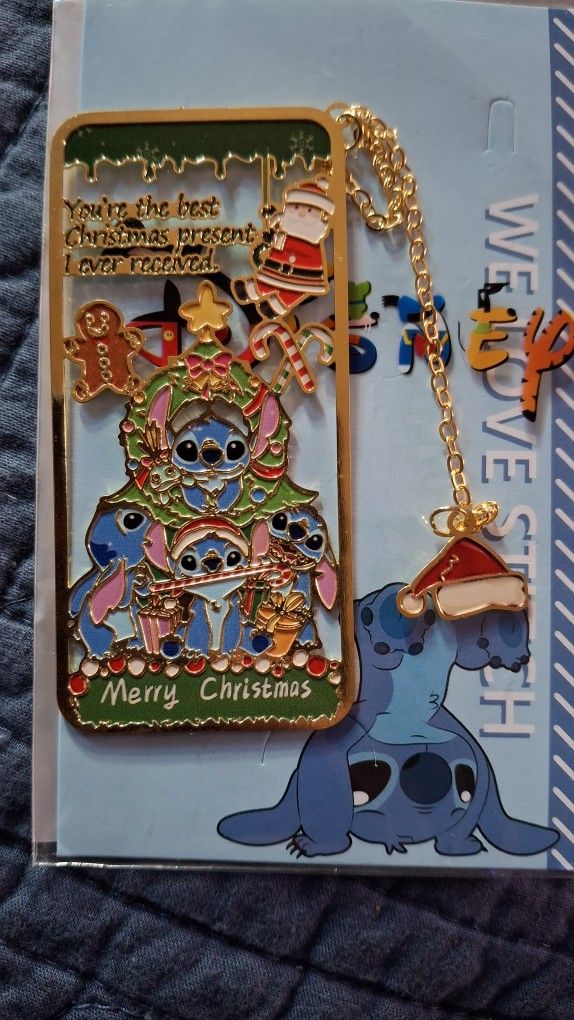 Stitch Christmas Bookmark