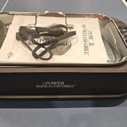 Power Smokeless Grill Indoor Electric Grill Griddle 1500W Non-Stick PG-1500