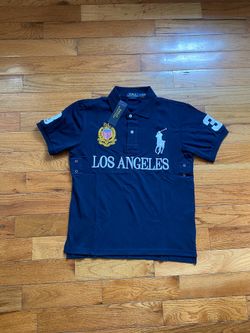 Polo Ralph Lauren Los Angeles Big Pony Polo Shirt Blue Men’s Medium