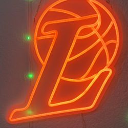 Basketball Orange Neon Sign 15.7x14.7 Inch Dimmable LED Wall Decor for Teen Boys Room Bedroom Sports Neon Lights USB Powered Acrylic & Silicone Tube H