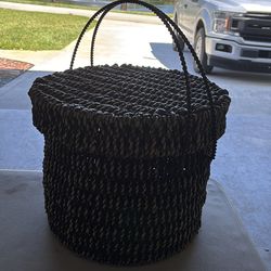 Covered basket