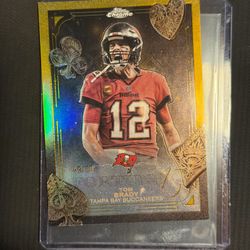 2025 Topps Chrome Tom Brady Gold /50