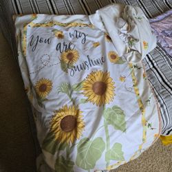 Bedding For Crib Sunflower 🌻 💛 