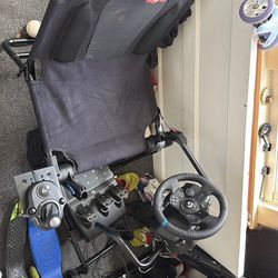 Wheel pedal and chair ps4/5