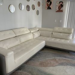 White Sectional