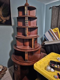 Georgia Style Six Tier Faux Book Shelf