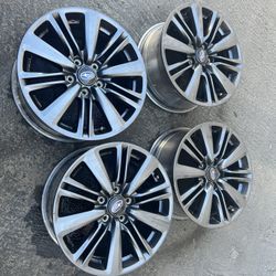 (4)  set of wheels , size 17' for Subaru WRX 2015-2021