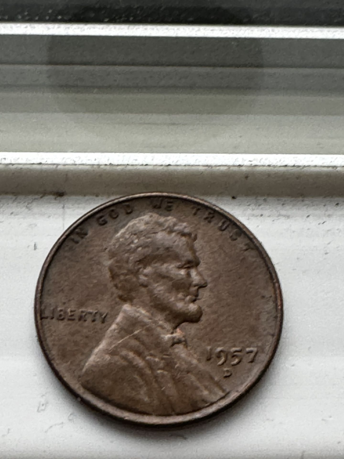 1957 D PENNY 