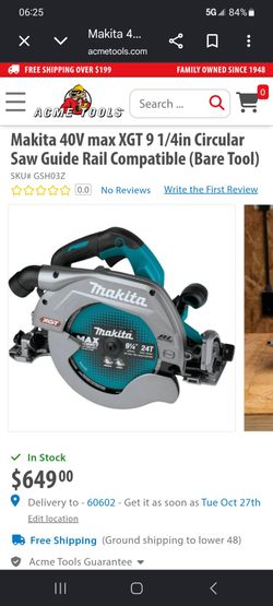 Makita 40v saw  9/1-4 / track saw