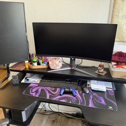 🔥 Full Gaming/Workstation Setup – Alienware PC + Dual Monitors – $1,100