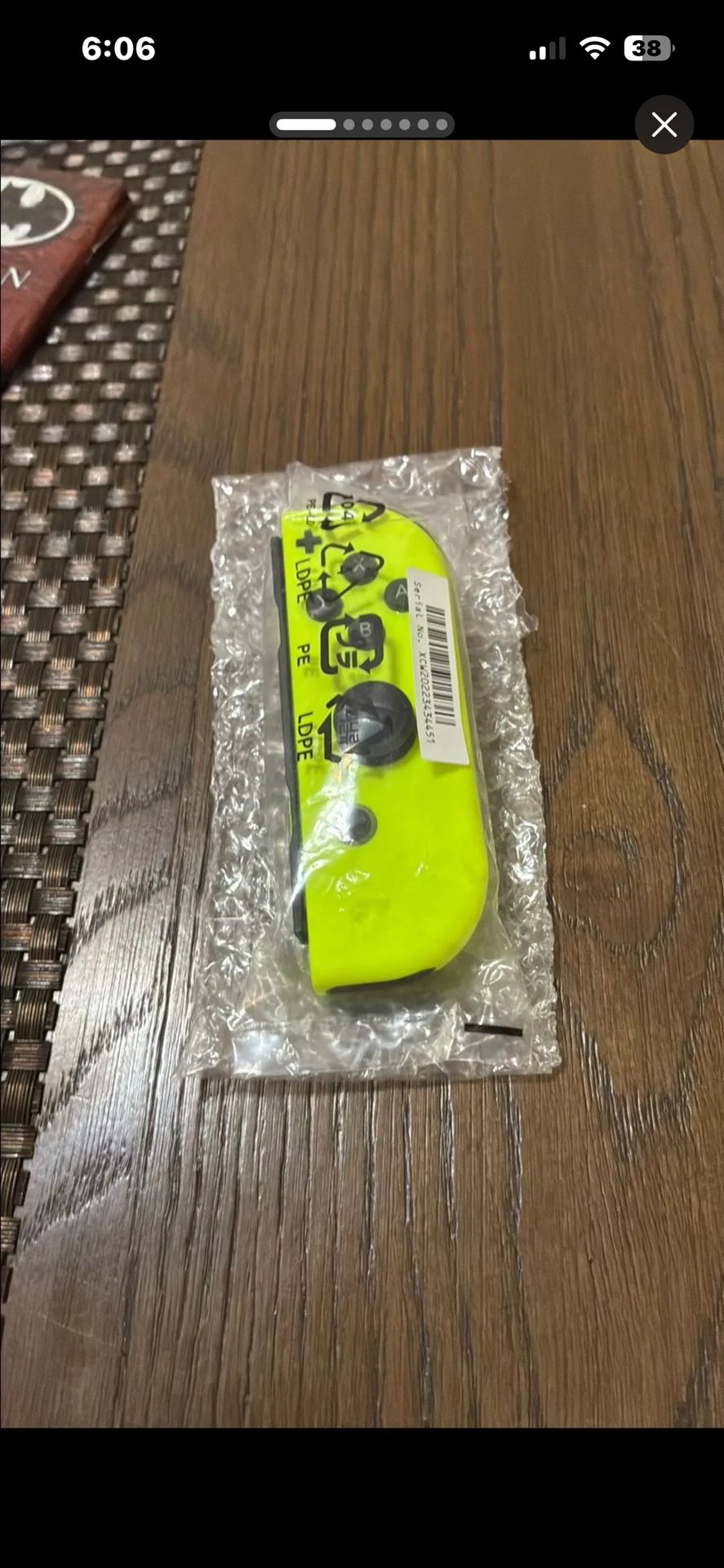 Nintendo switch joy cons open box original no stick drift