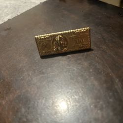 Size Ten Benjamin Franklin Double Finger Ring 